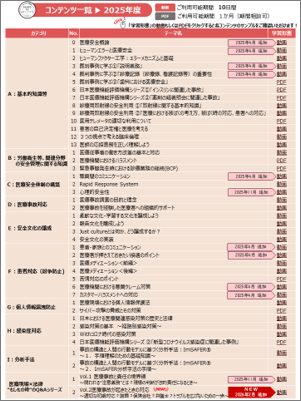 コンテンツ一覧